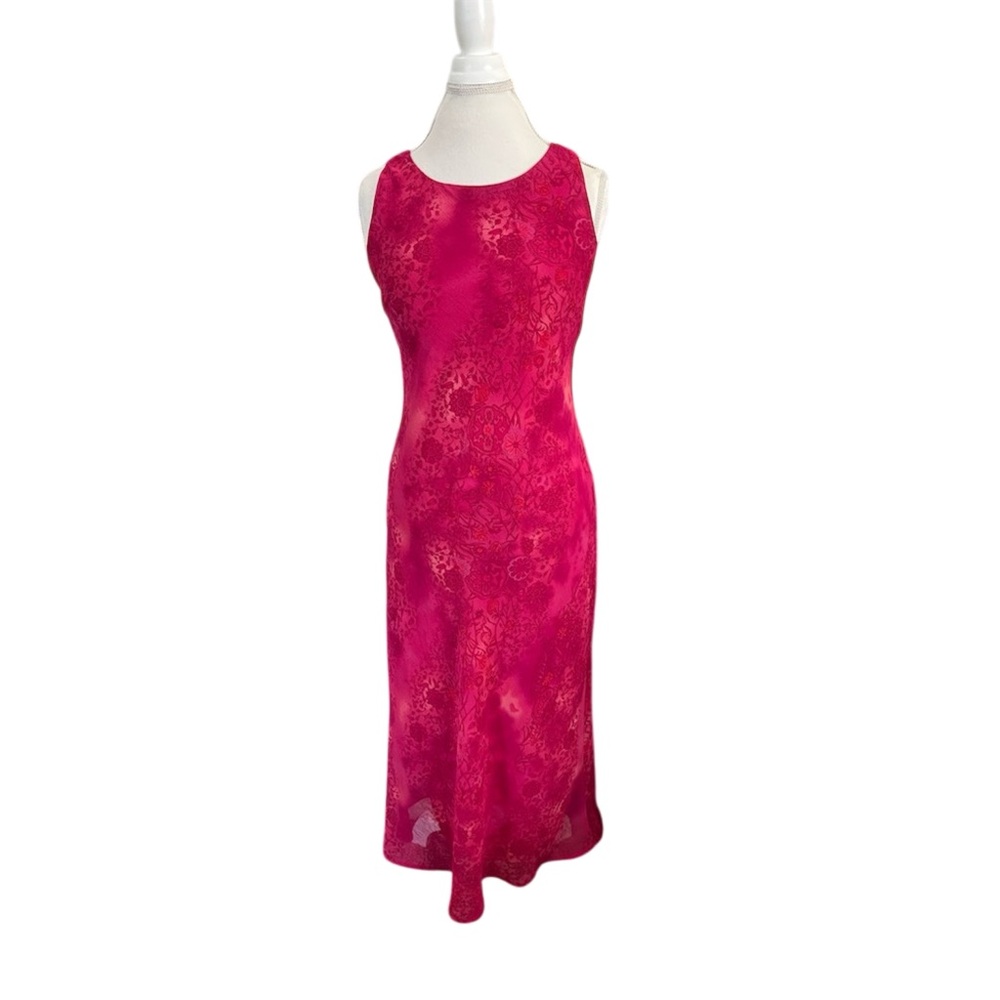 Dressbarn Fuchsia Paisley Dress